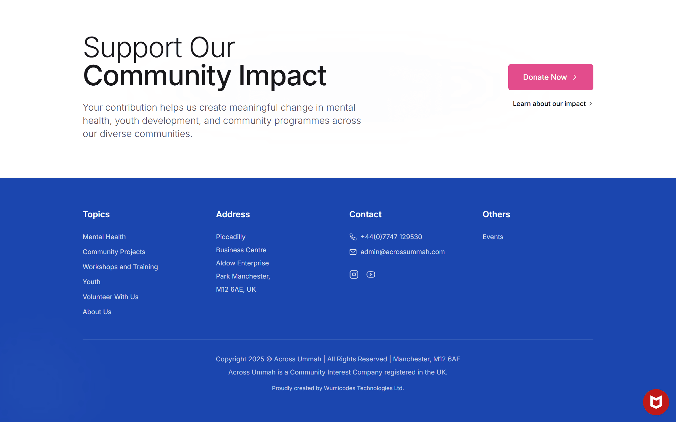 Across Ummah CIC screenshot 1