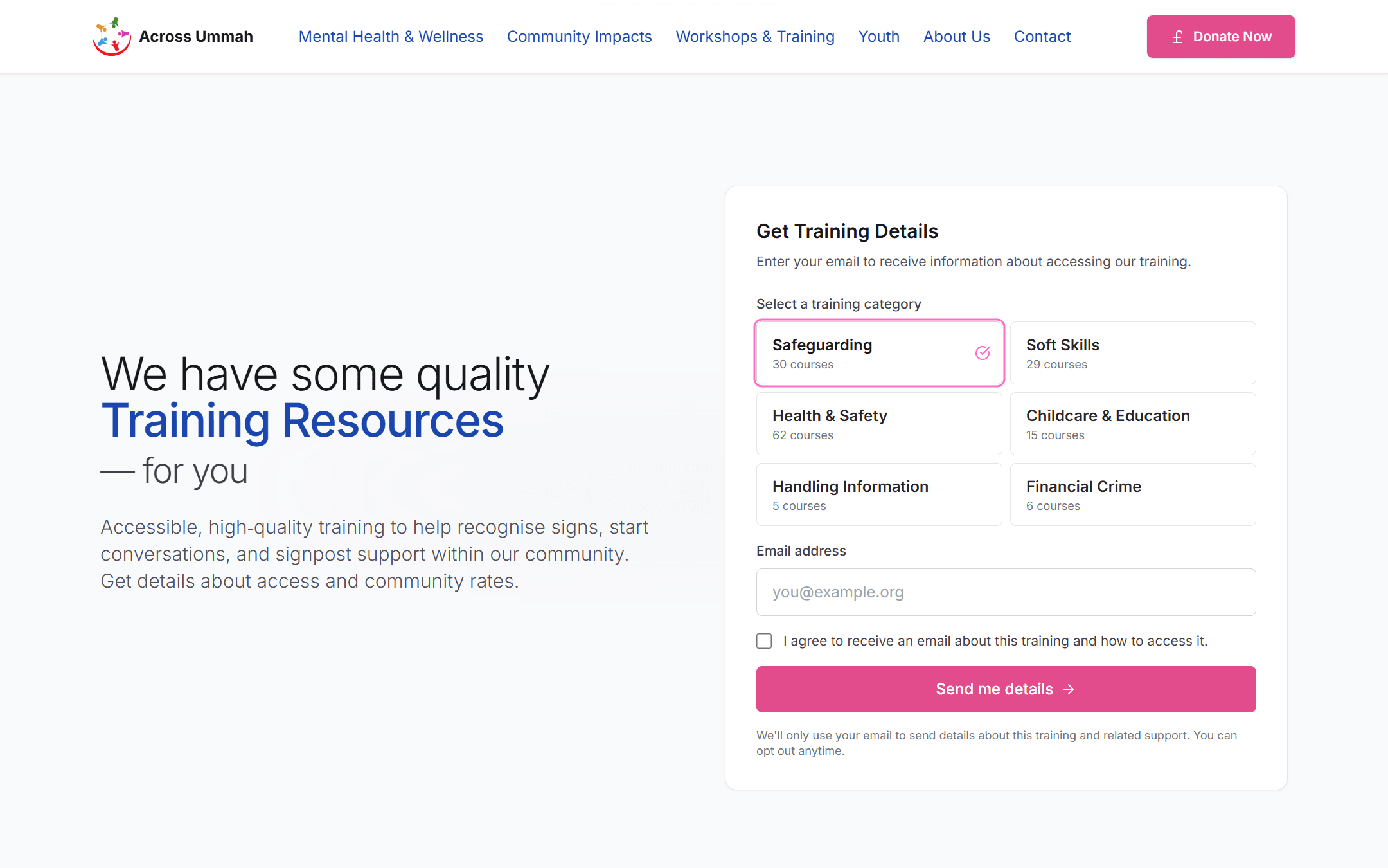 Across Ummah CIC screenshot 3