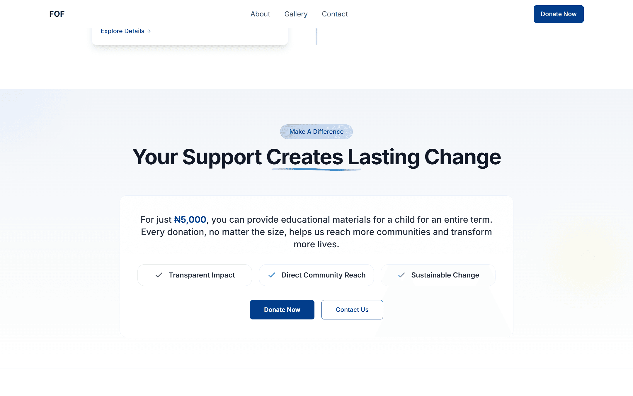 Funmi Omoniyi Foundation screenshot 1