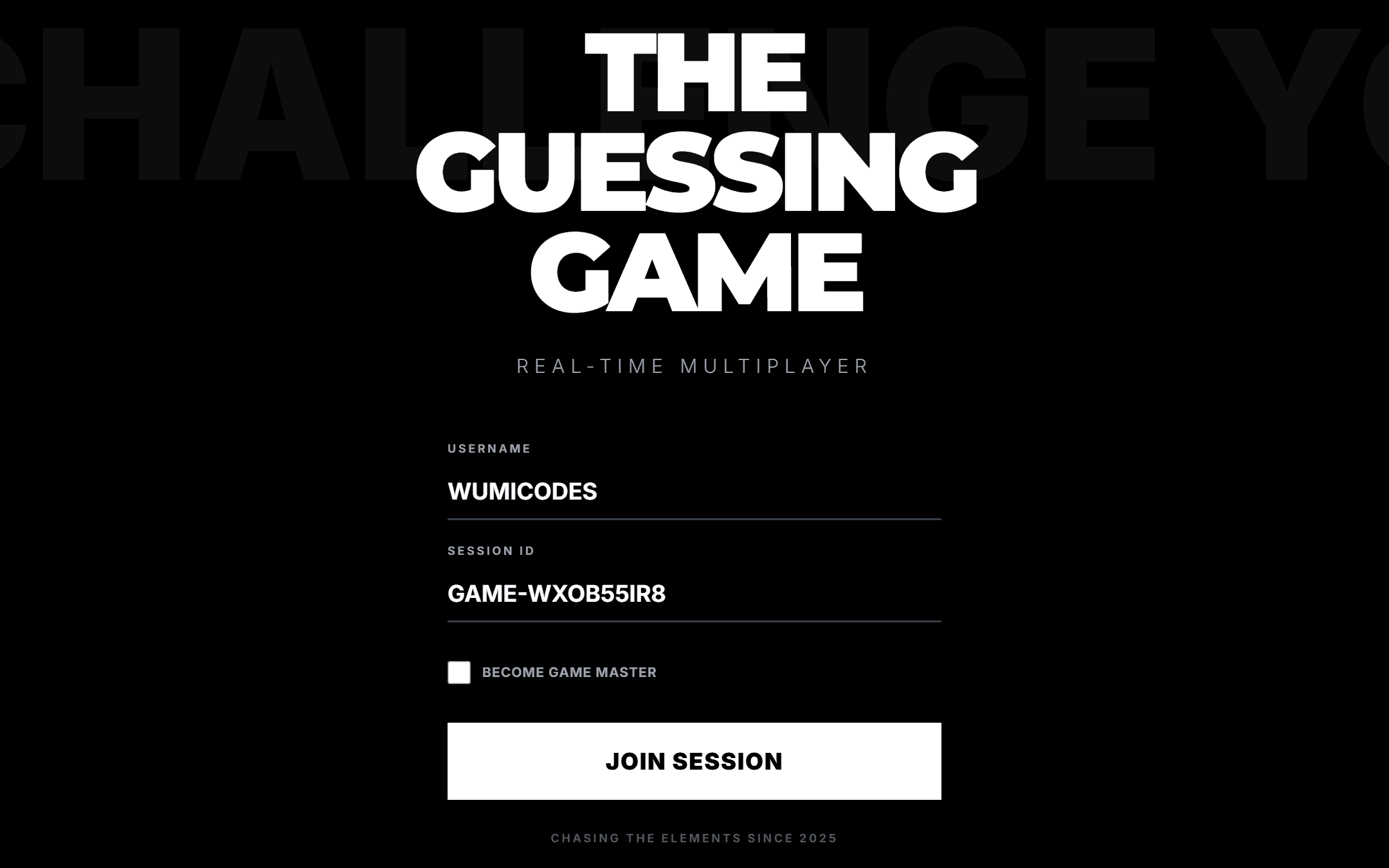 The Guessing Game