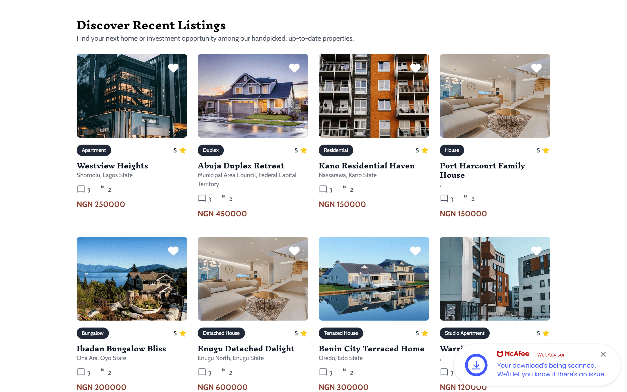 KORA Real Estate Platform screenshot 1